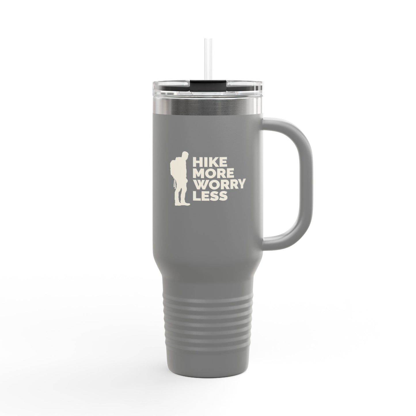 Hike More Worry Less Travel Mug, 40oz