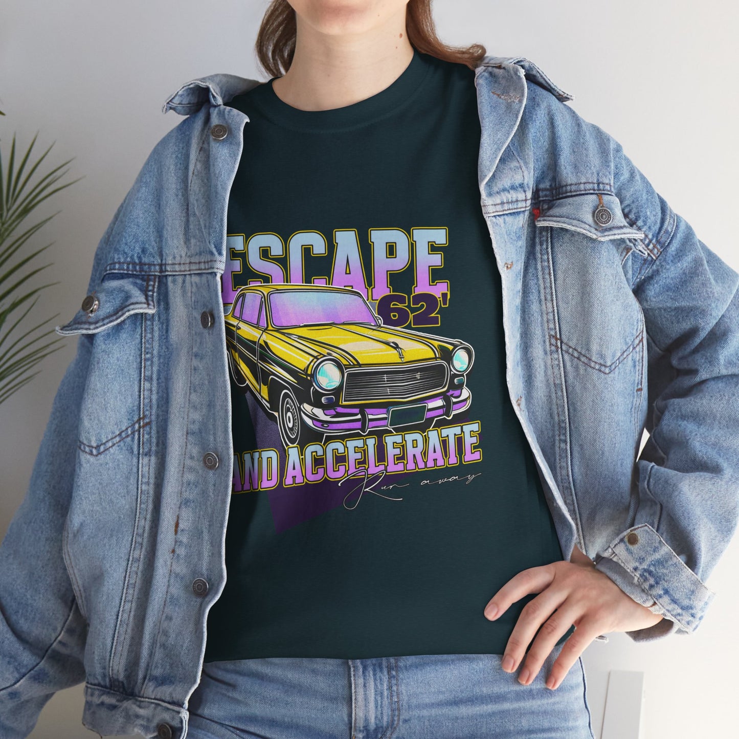 Camiseta de manga corta unisex Escape And Accelerate 