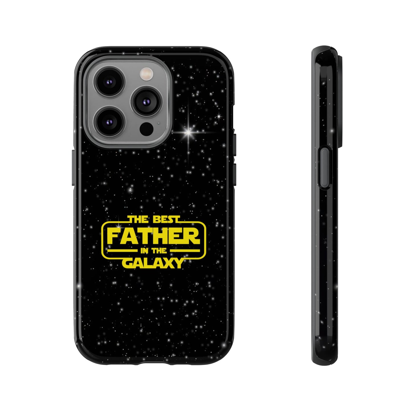 Galaxy-Themed iPhone Tough Case - Perfect Gift for the Best Father