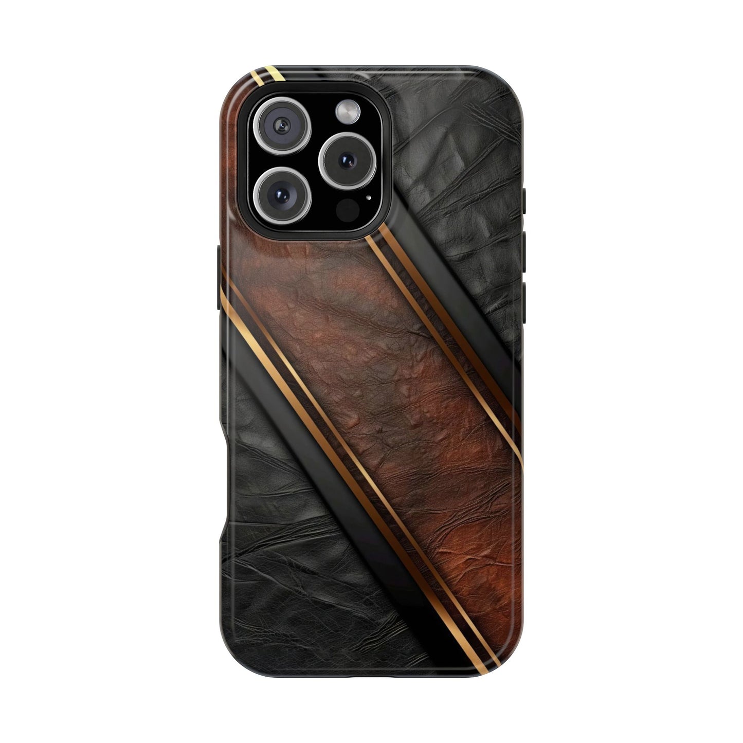 Stylish Leather Texture Magnetic Tough Cases
