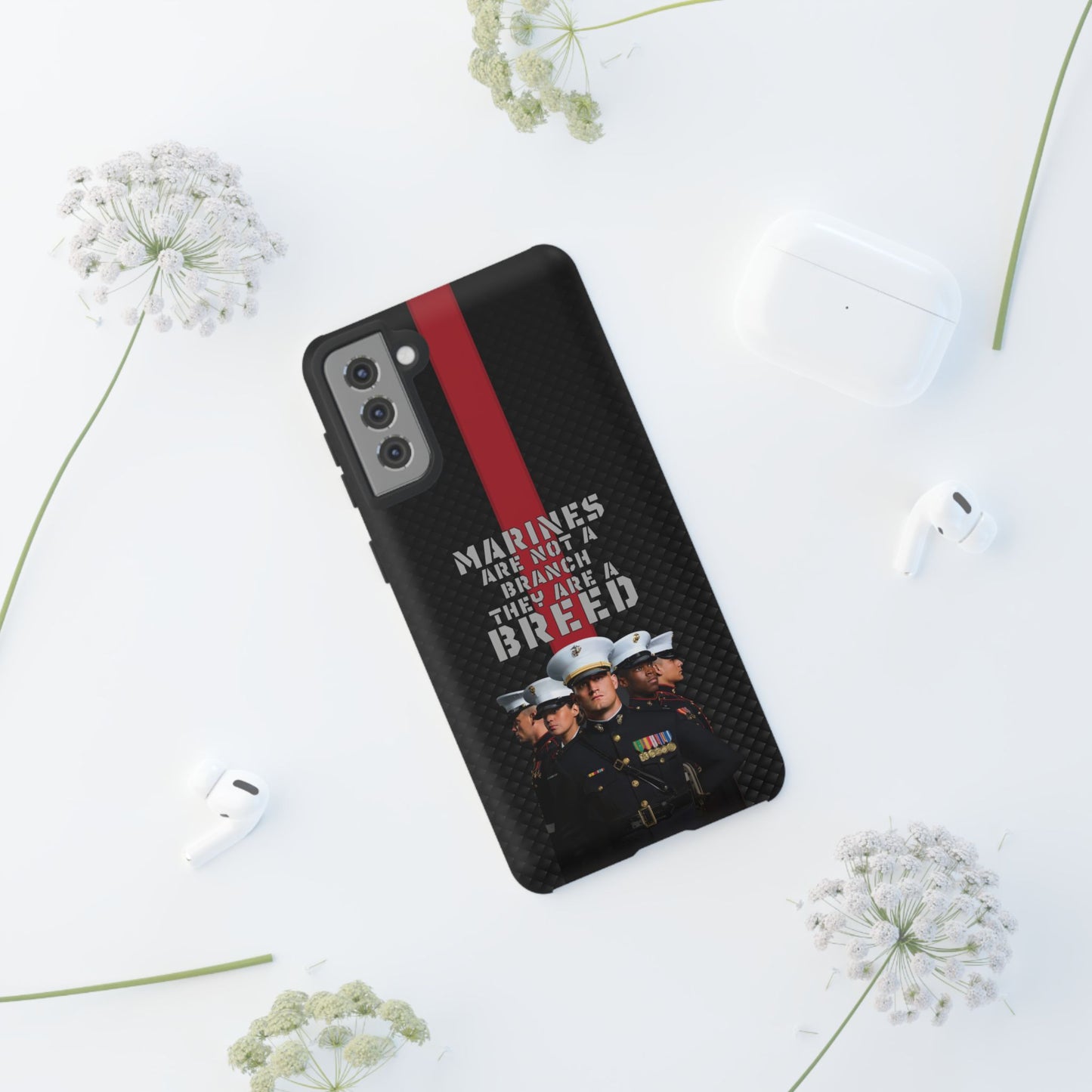 Marine Corps Samsung Tough Phone Case - Proud Military Supporter