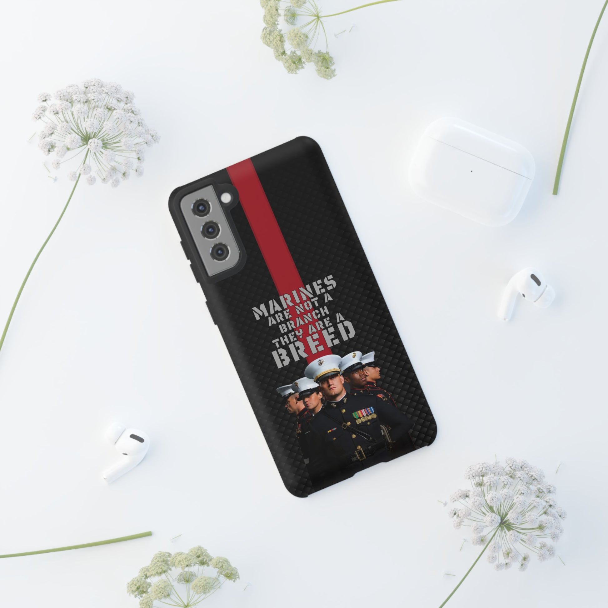 Marine Corps Samsung Tough Phone Case - Proud Military Supporter