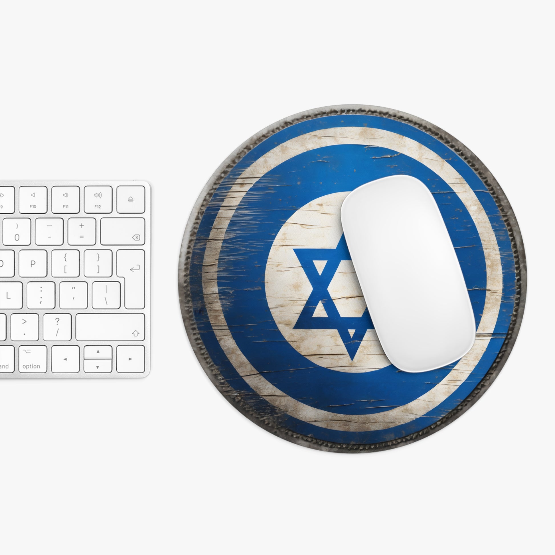 Vintage Israel Shield Mouse Pad