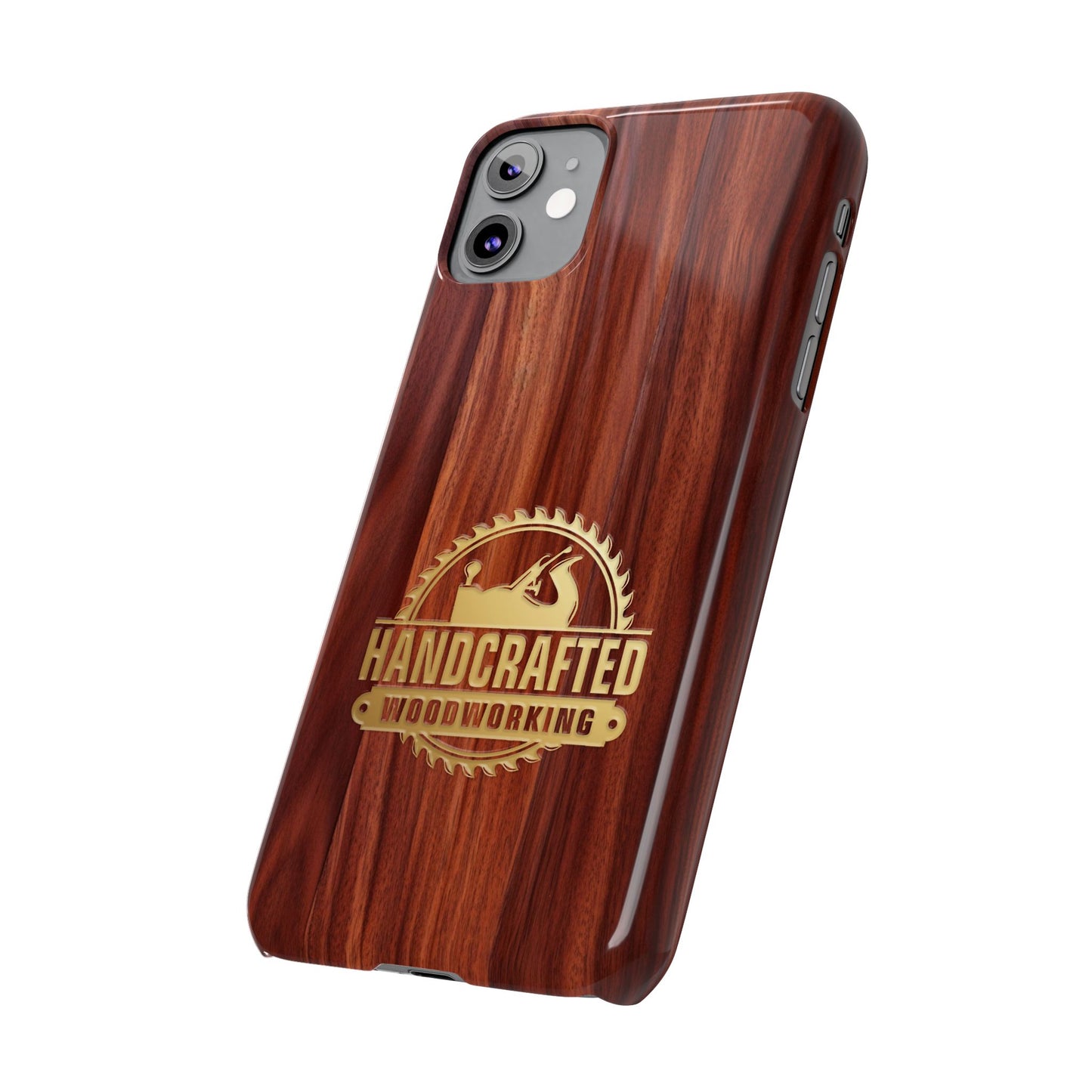 Woodworking Logo Slim Cases, iPhone