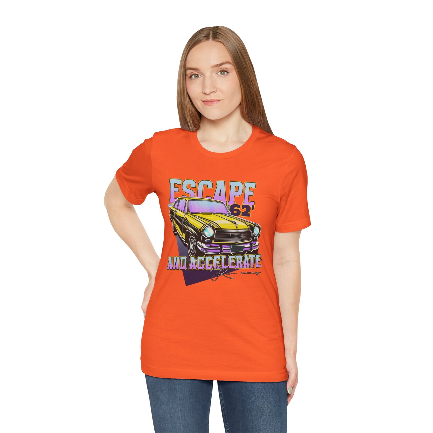 Escape And Accelerate Unisex Jersey Short Sleeve Tee