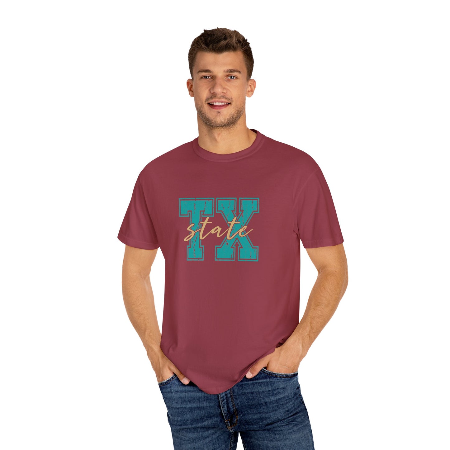 TX State Unisex Garment-Dyed T-shirt