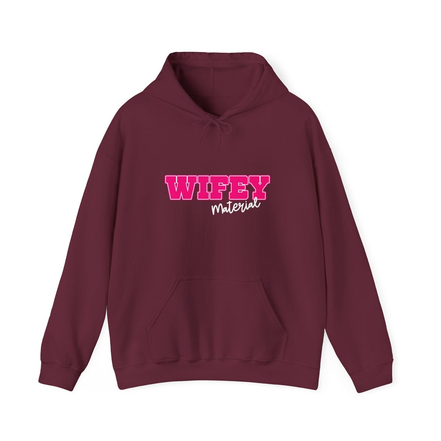 Wifey Material Unisex Heavy Blend™ Hooded Sweatshirt