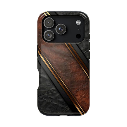 Stylish Leather Texture Magnetic Tough Cases