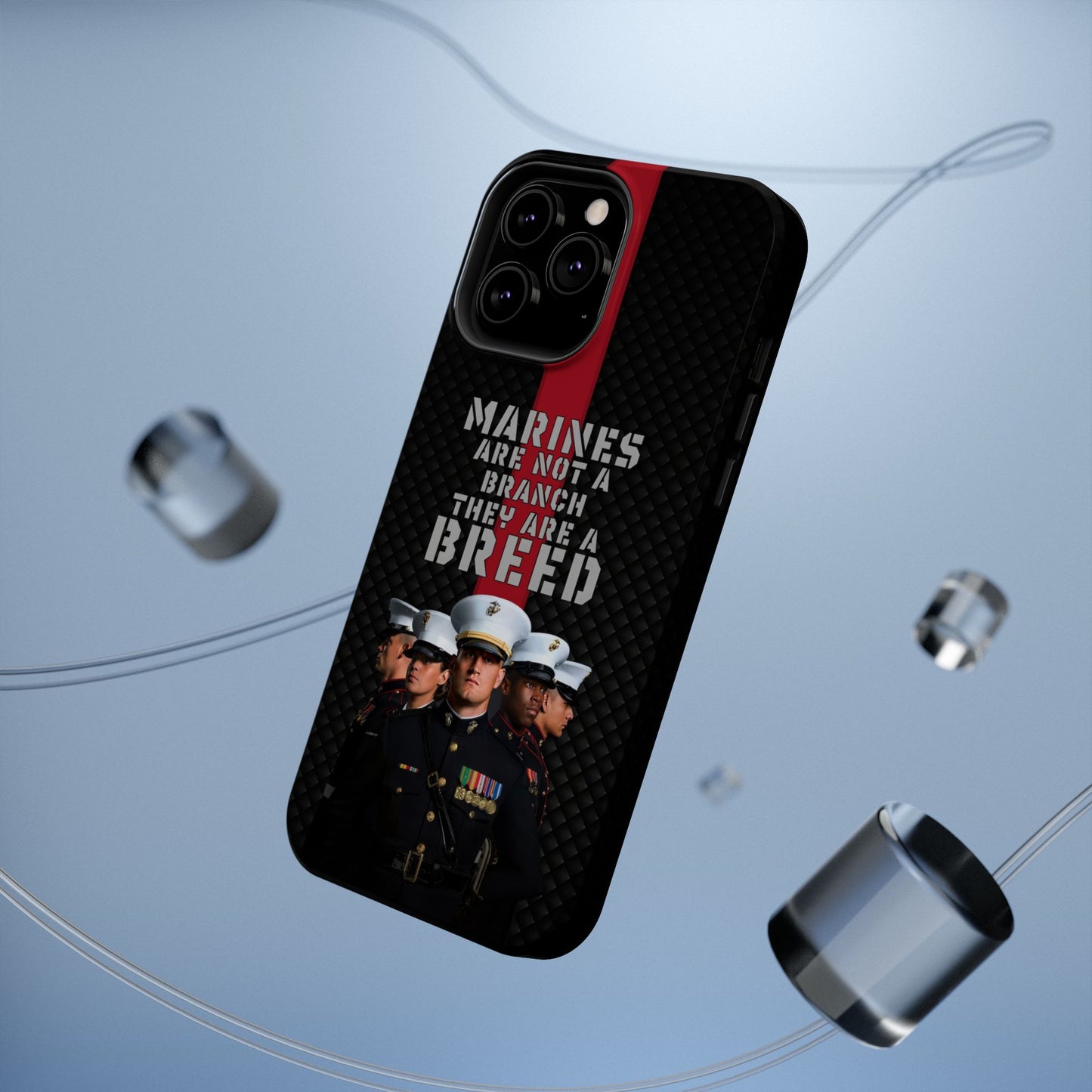 Marines Magnetic Tough Case - "Not a Branch, a Breed" Military iPhone Cover