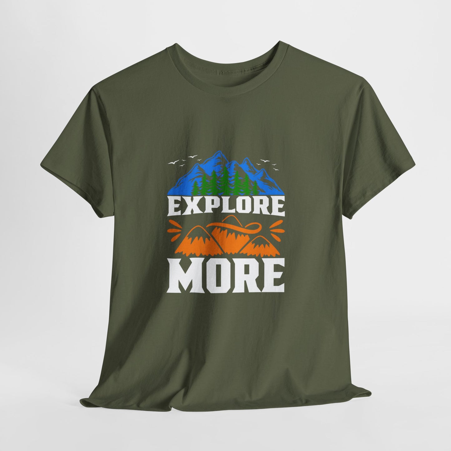 Explore More Adventure Tee - Unisex Heavy Cotton T-Shirt