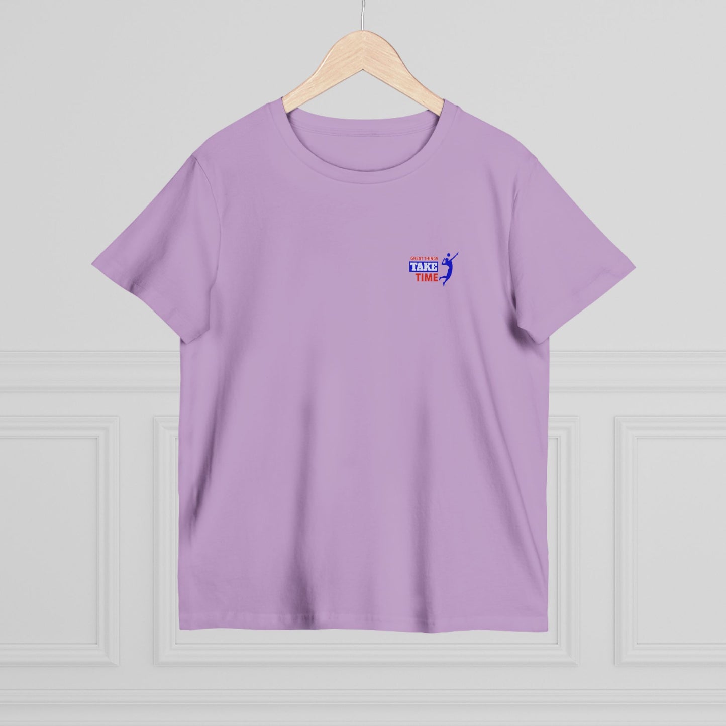 Great Things Take Time Women’s Maple Tee