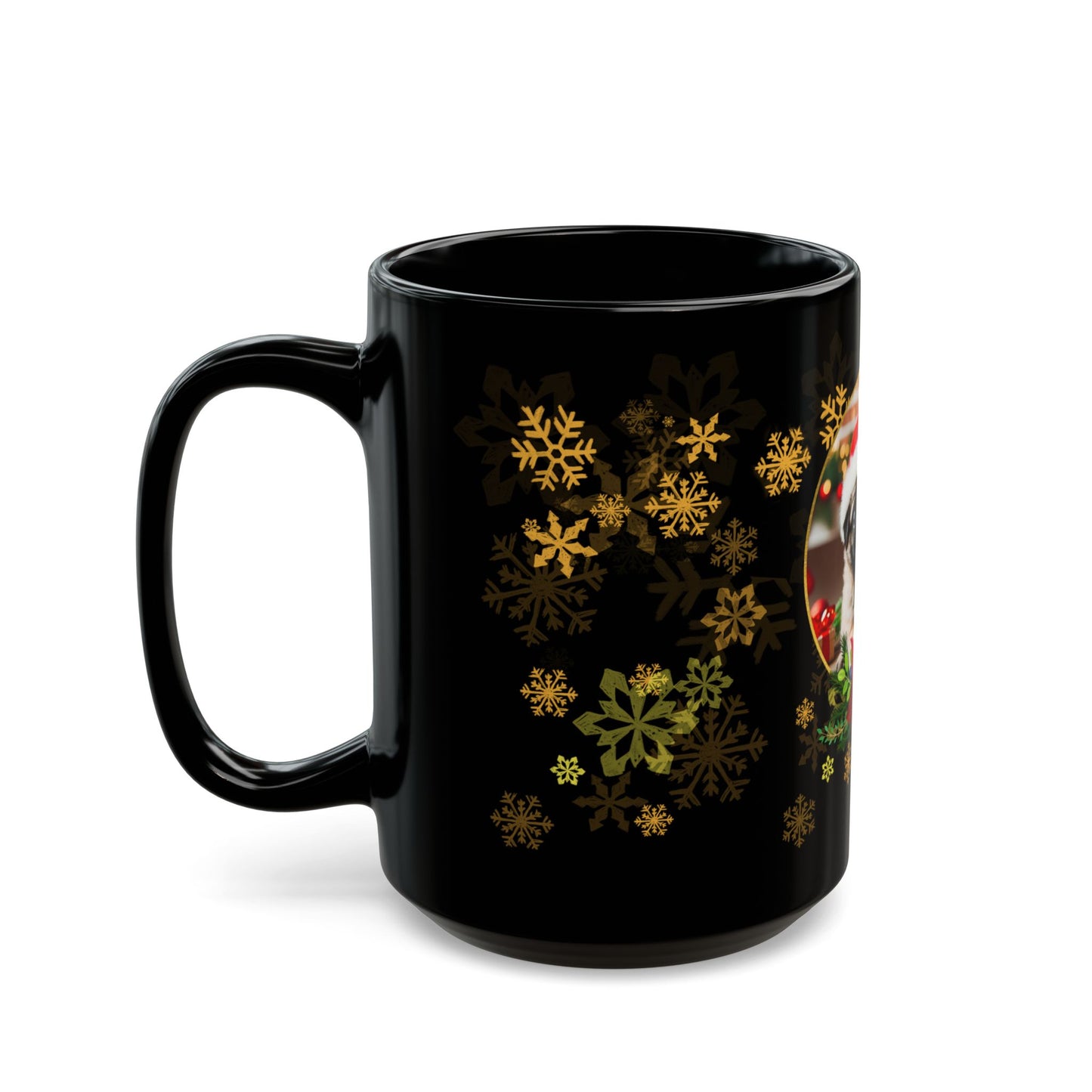 The Pug Who Saved Christmas Black Mug - 11oz, 15oz