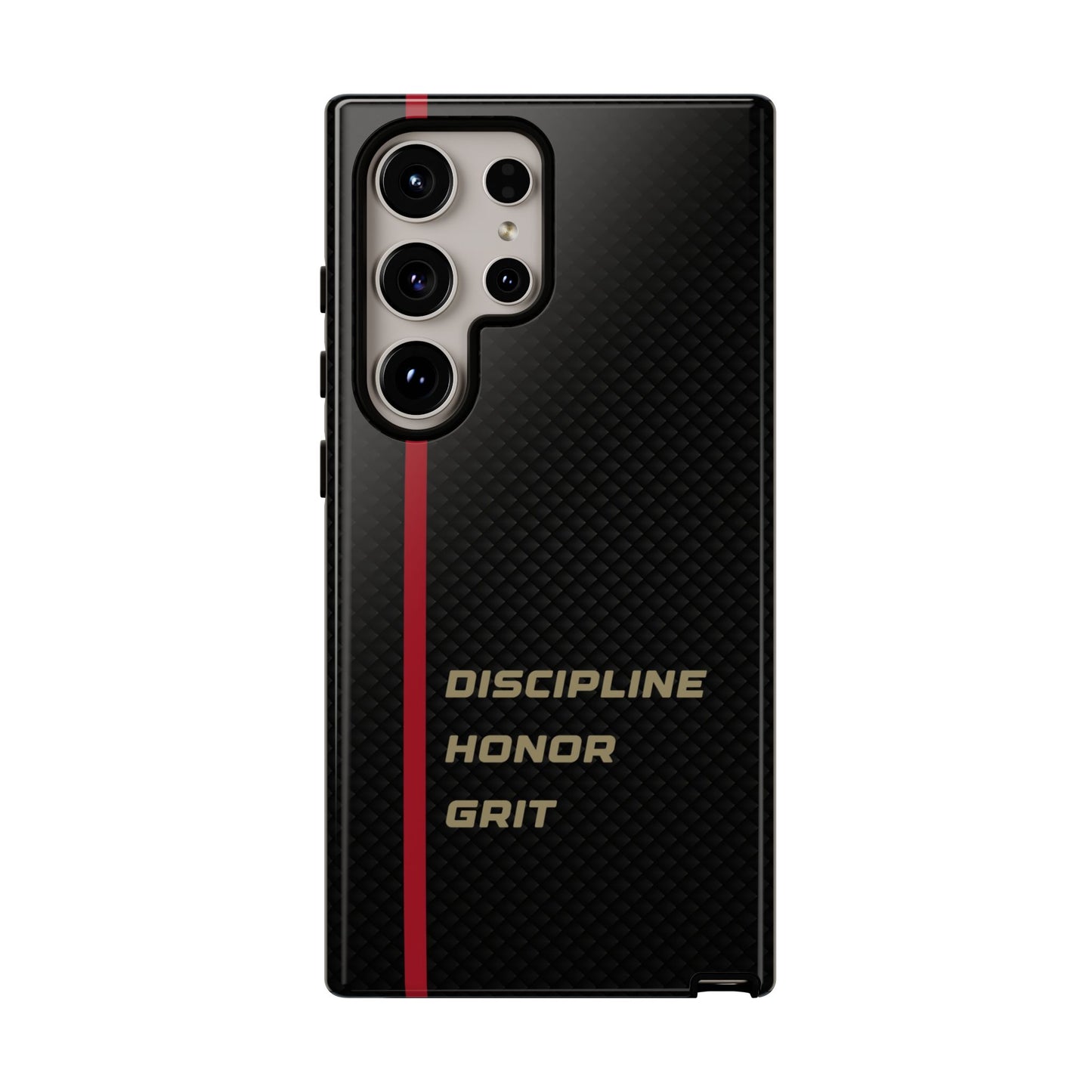 Discipline, Honor, Grit Impact-Resistant Phone Case