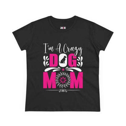 Dog Mom Women's Midweight Cotton Tee