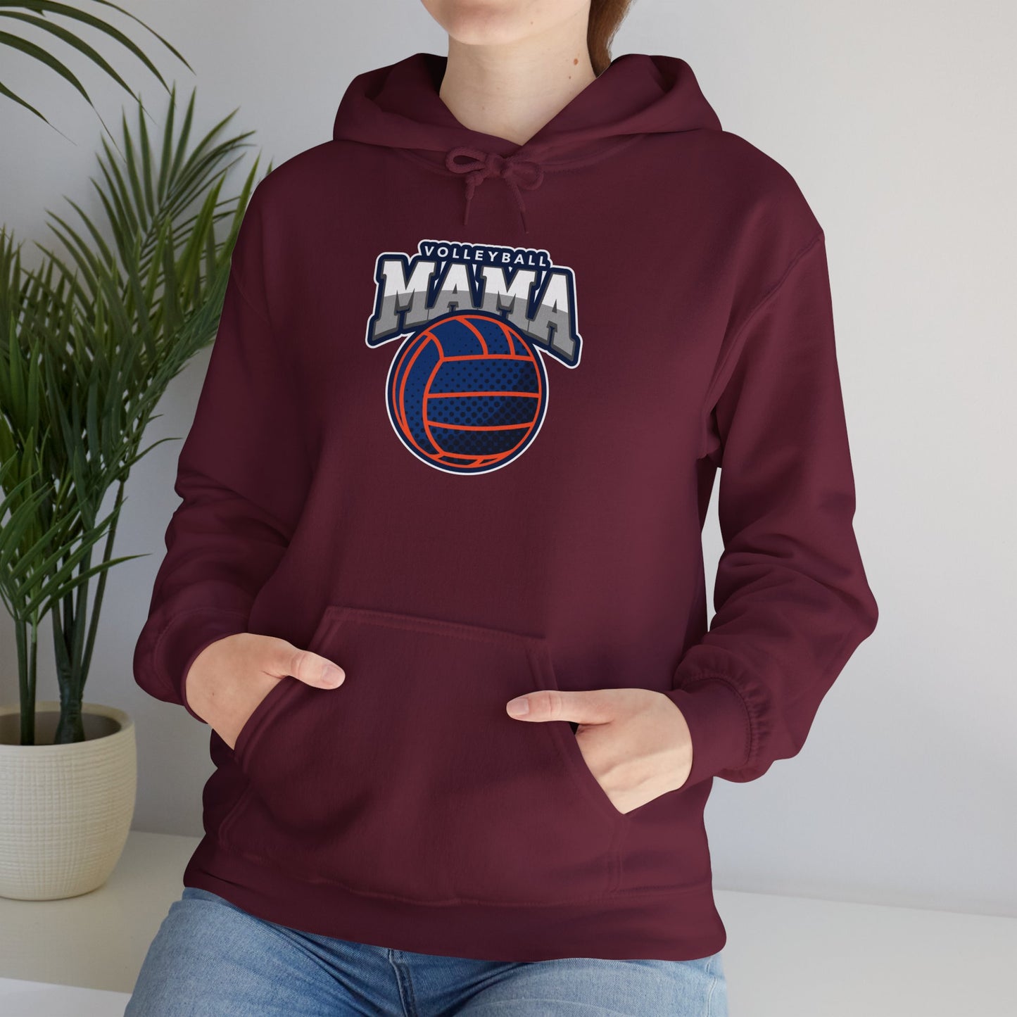 Volleyball Mama Unisex Heavy Blend™ Hooded Sweatshirt