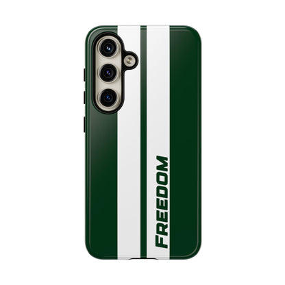 Freedom Tough Case, Olive Green Motorsport-Inspired Cove