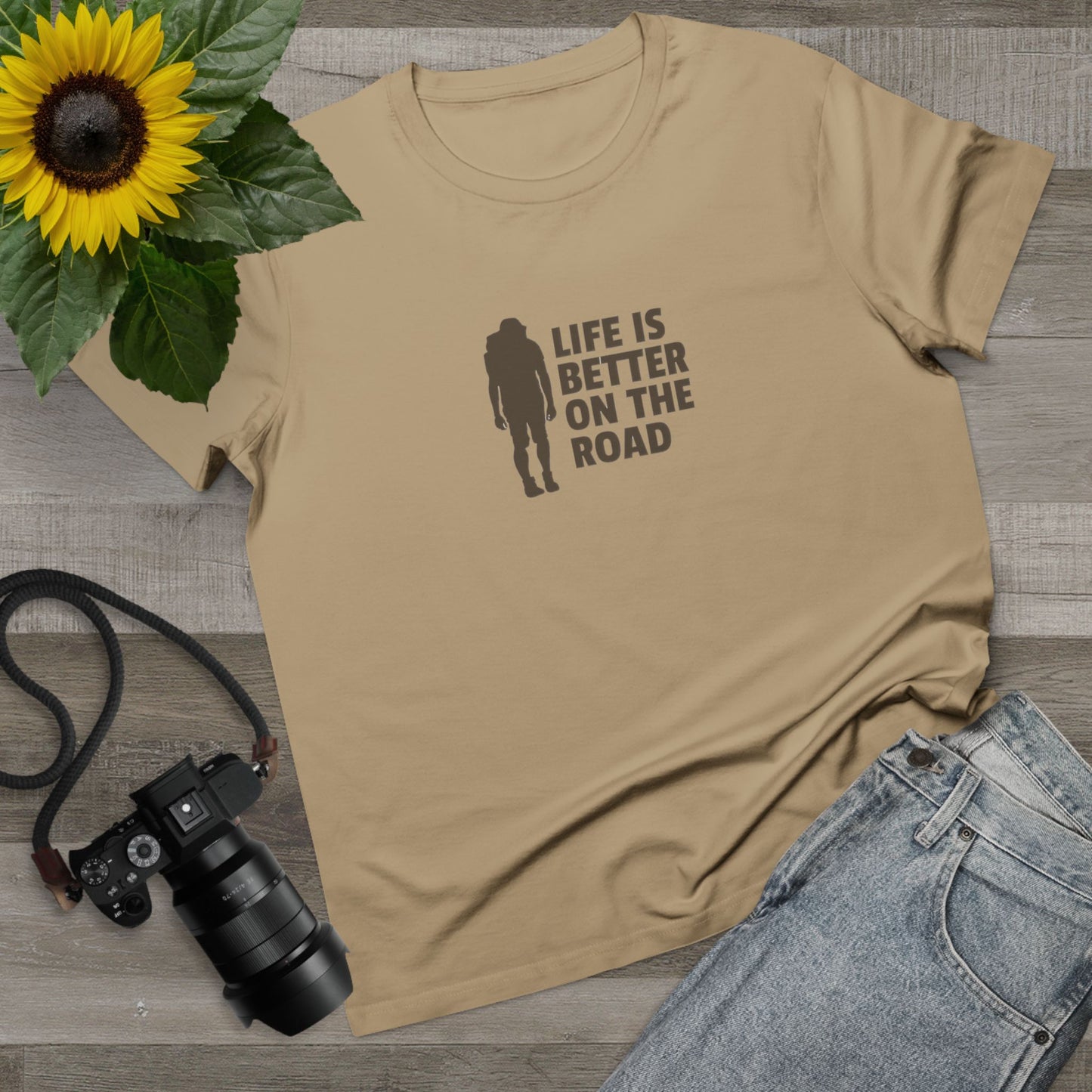 Life Is Better On The Road Women’s Maple Tee