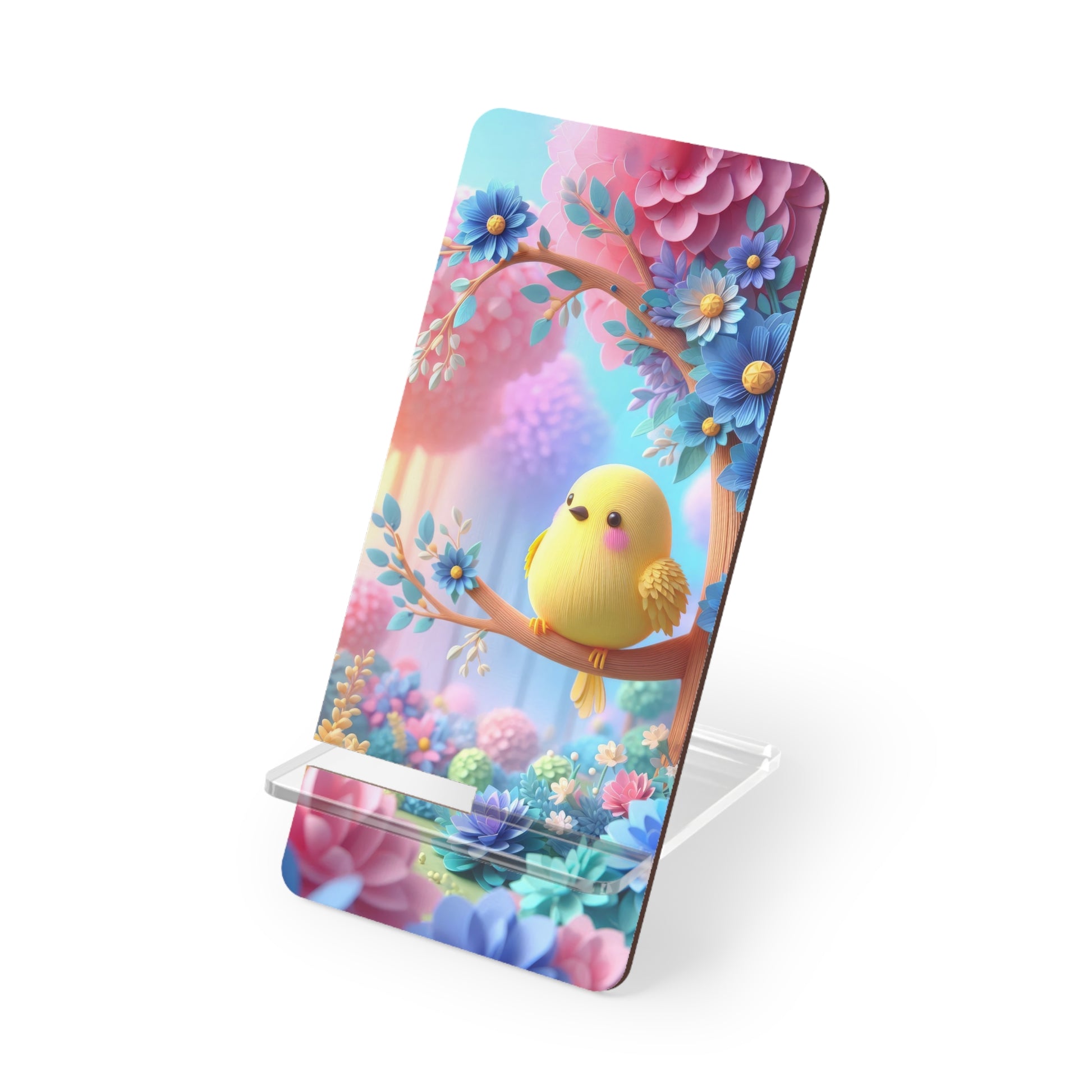 Vibrant Bird Smartphone Display Stand