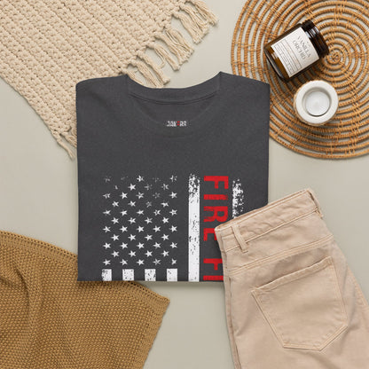 Firefighter Red Line T-shirt