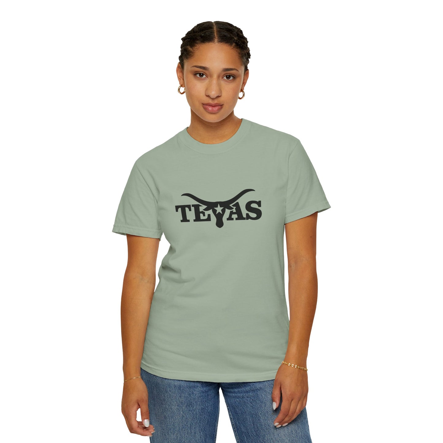 Texas Unisex Garment-Dyed T-Shirt - Cool Western Vibe for Everyday Wear