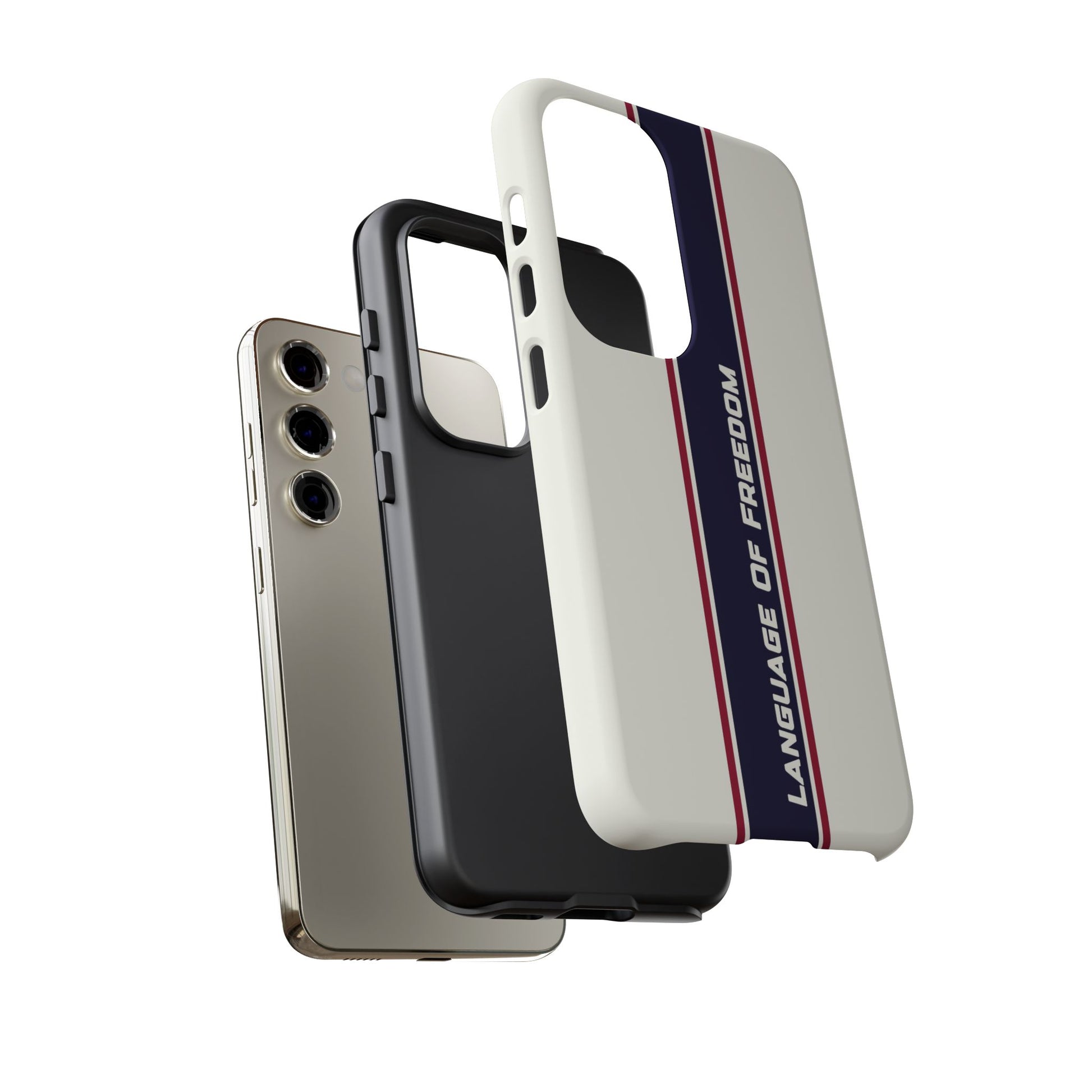 Language of Freedom Tough Case – Minimalist Design