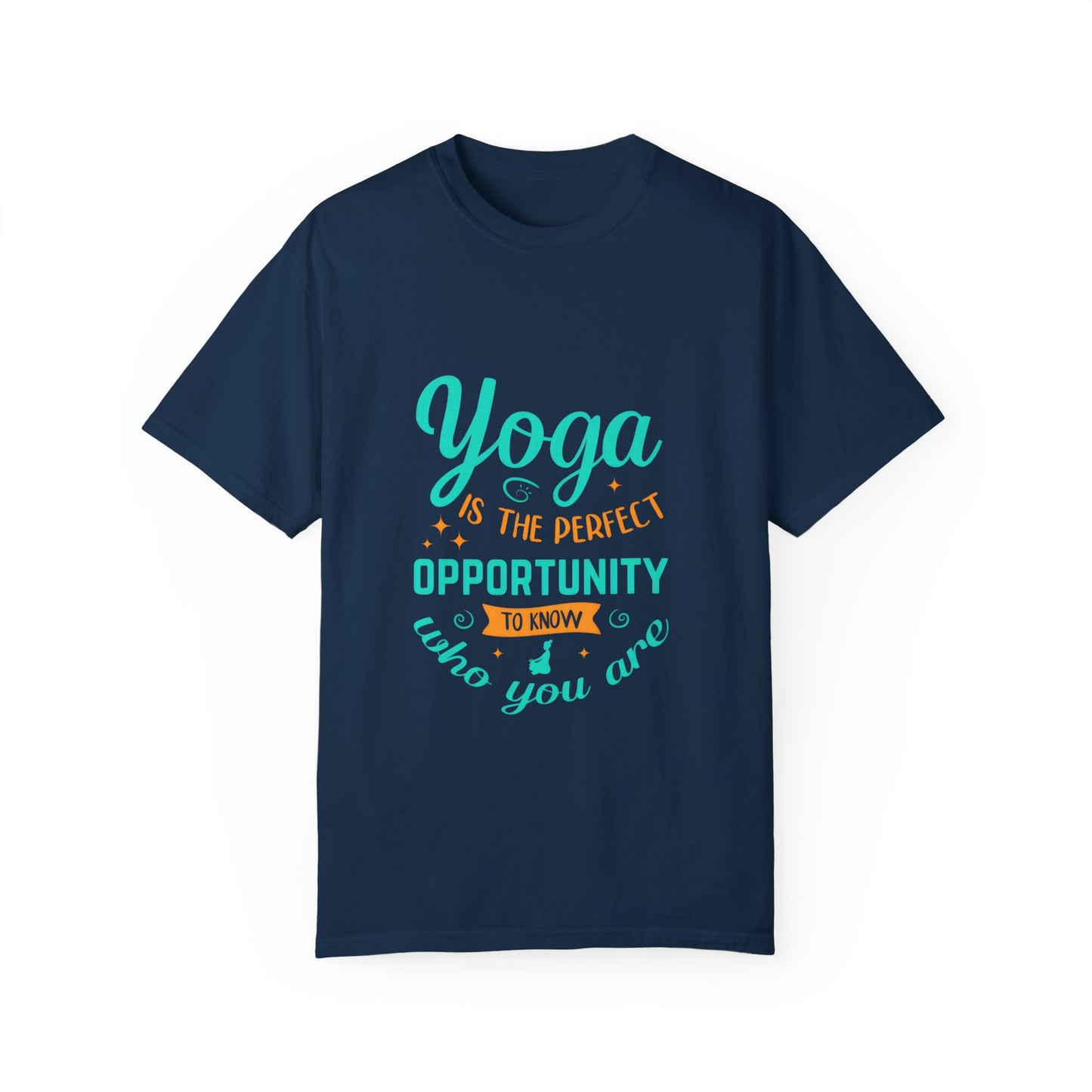 Yoga Opportunity Unisex Garment-Dyed T-Shirt - Perfect for Wellness Enthusiasts