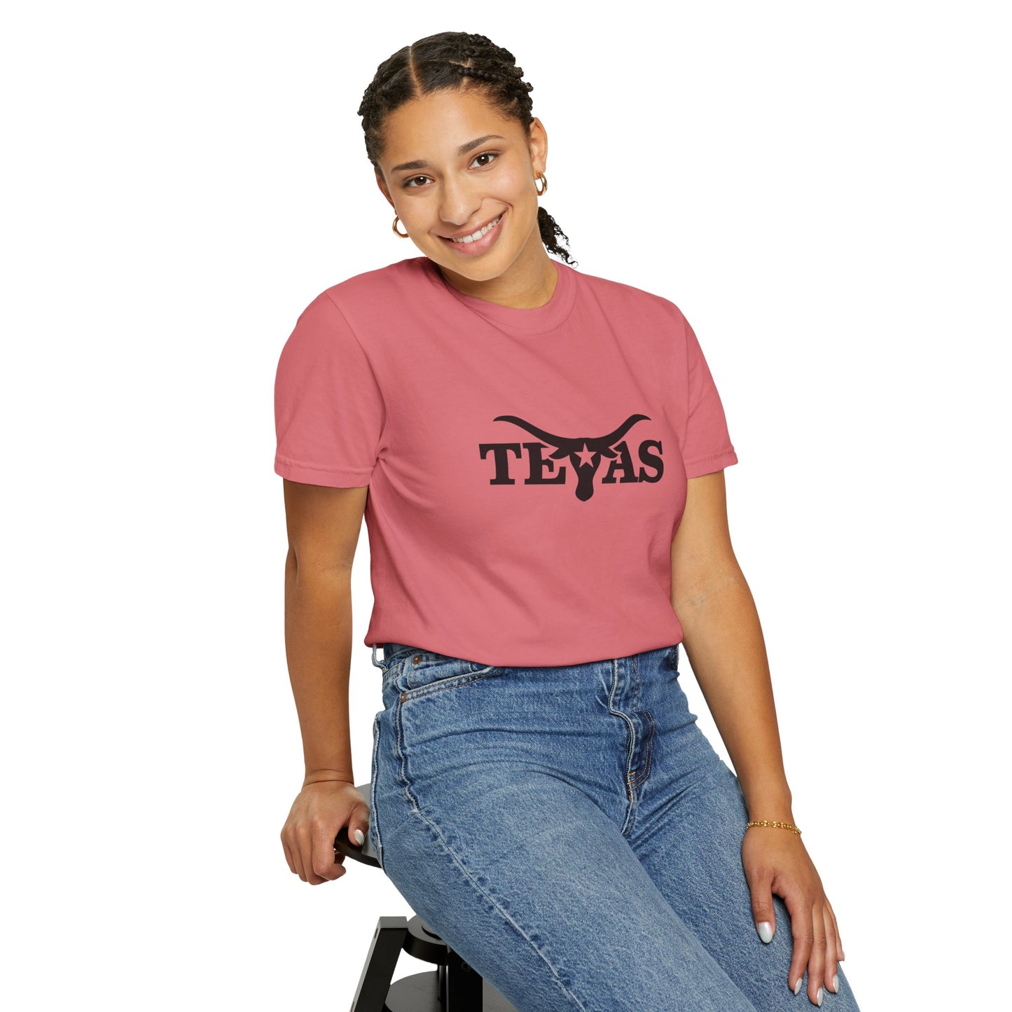 Texas Unisex Garment-Dyed T-Shirt - Cool Western Vibe for Everyday Wear
