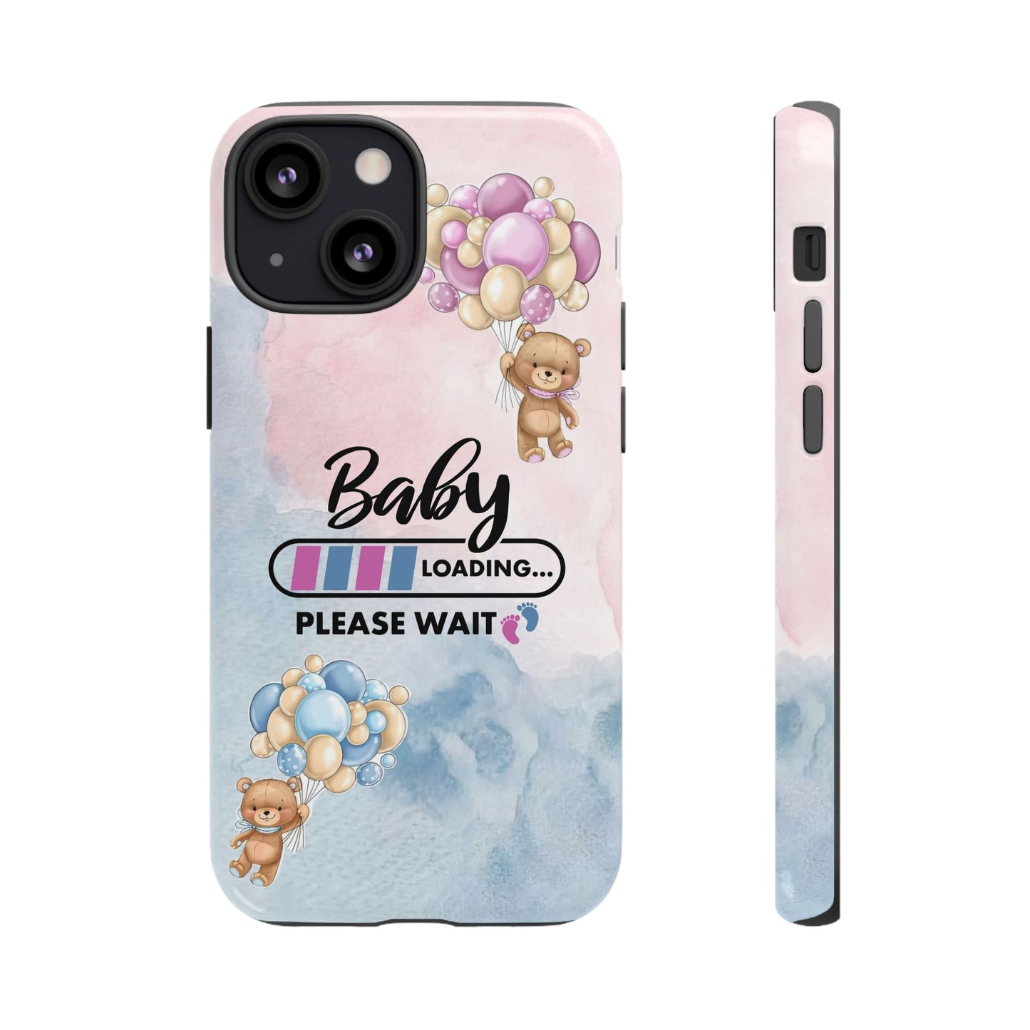 Cute Baby Loading Phone Case for iPhone - Maternity Cover for Pregnancy Reveal or Baby Shower