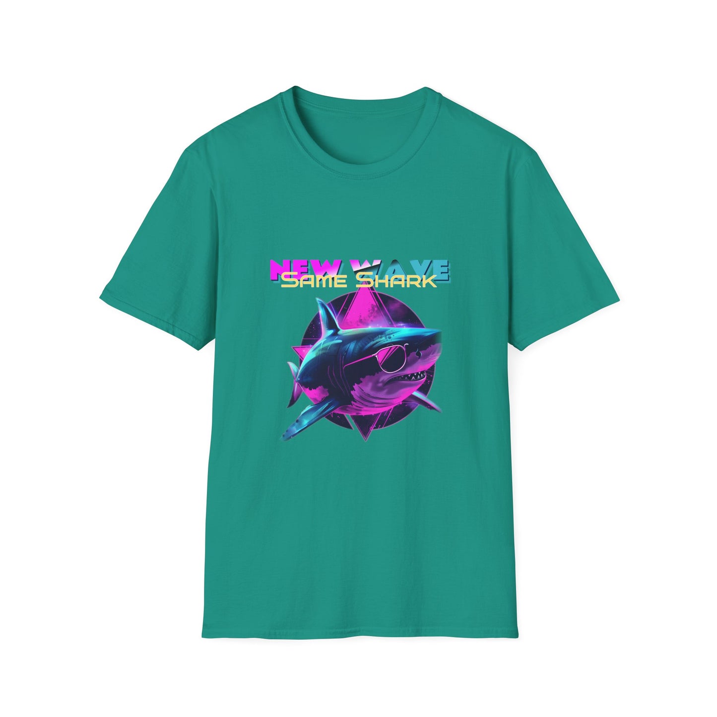 New Wave Same Shark Unisex Softstyle T-Shirt