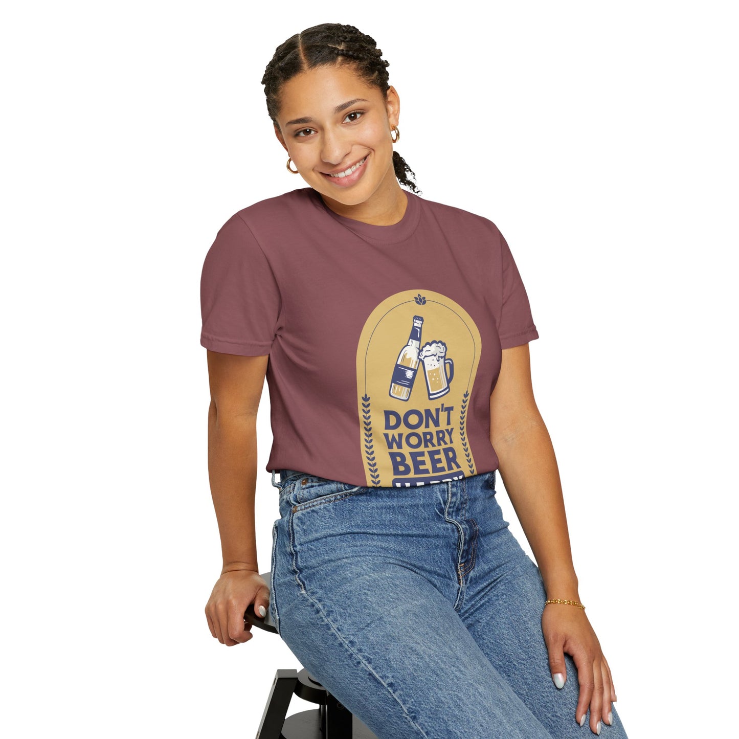 Beer Happy Unisex T-shirt - Funny Beer Tee