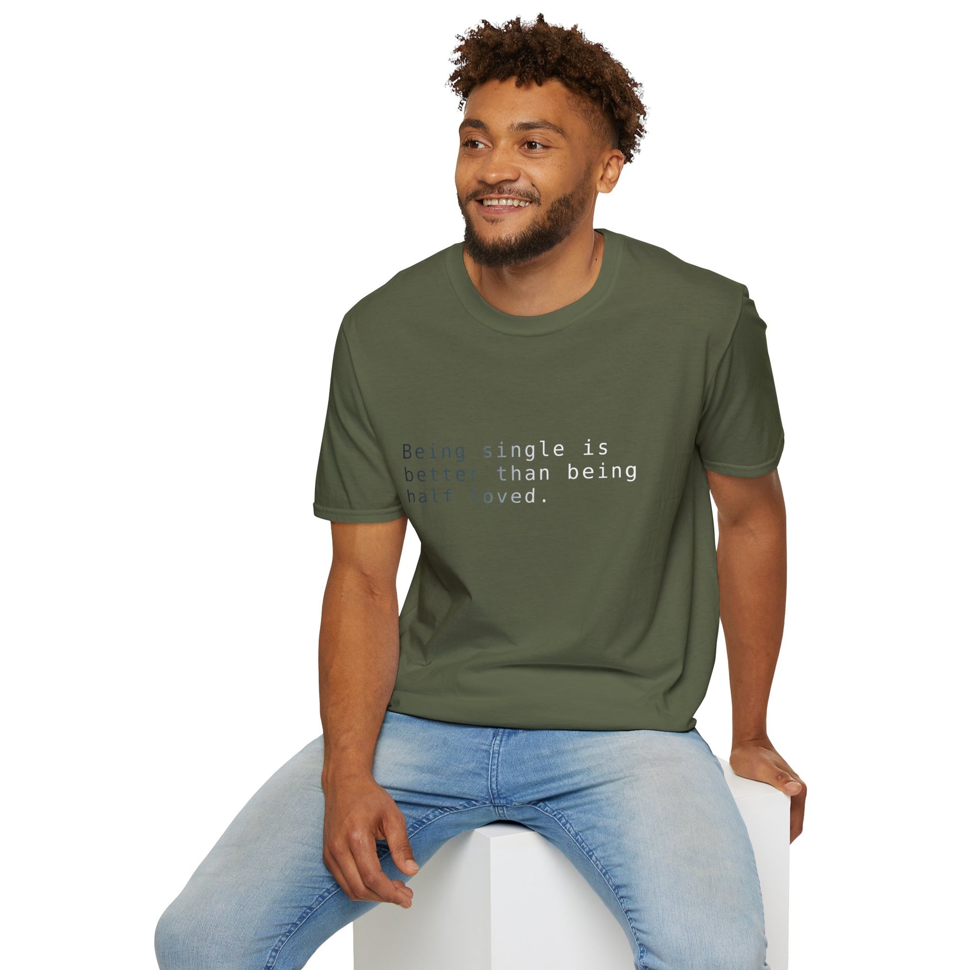 Being Single Unisex Softstyle T-Shirt