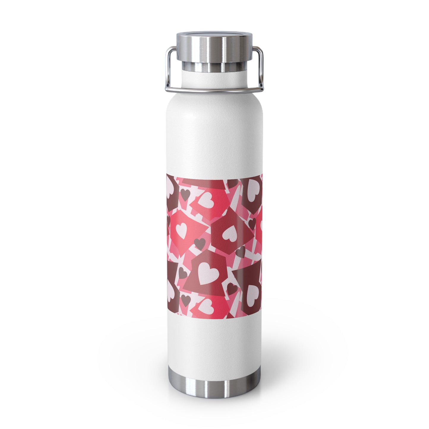 Love in Style Copper Vacuum Insulated Bottle, 22oz