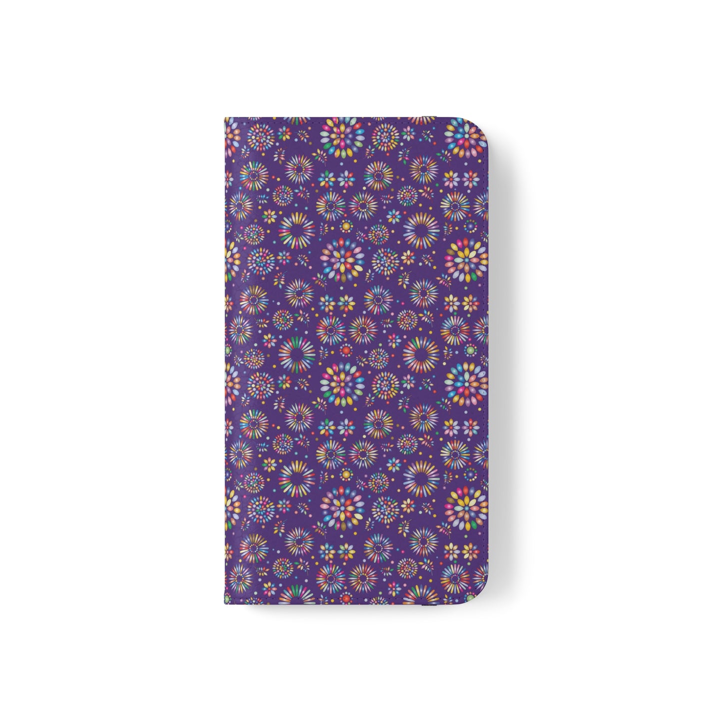 Vibrant Vibes Flip Cases / Purple