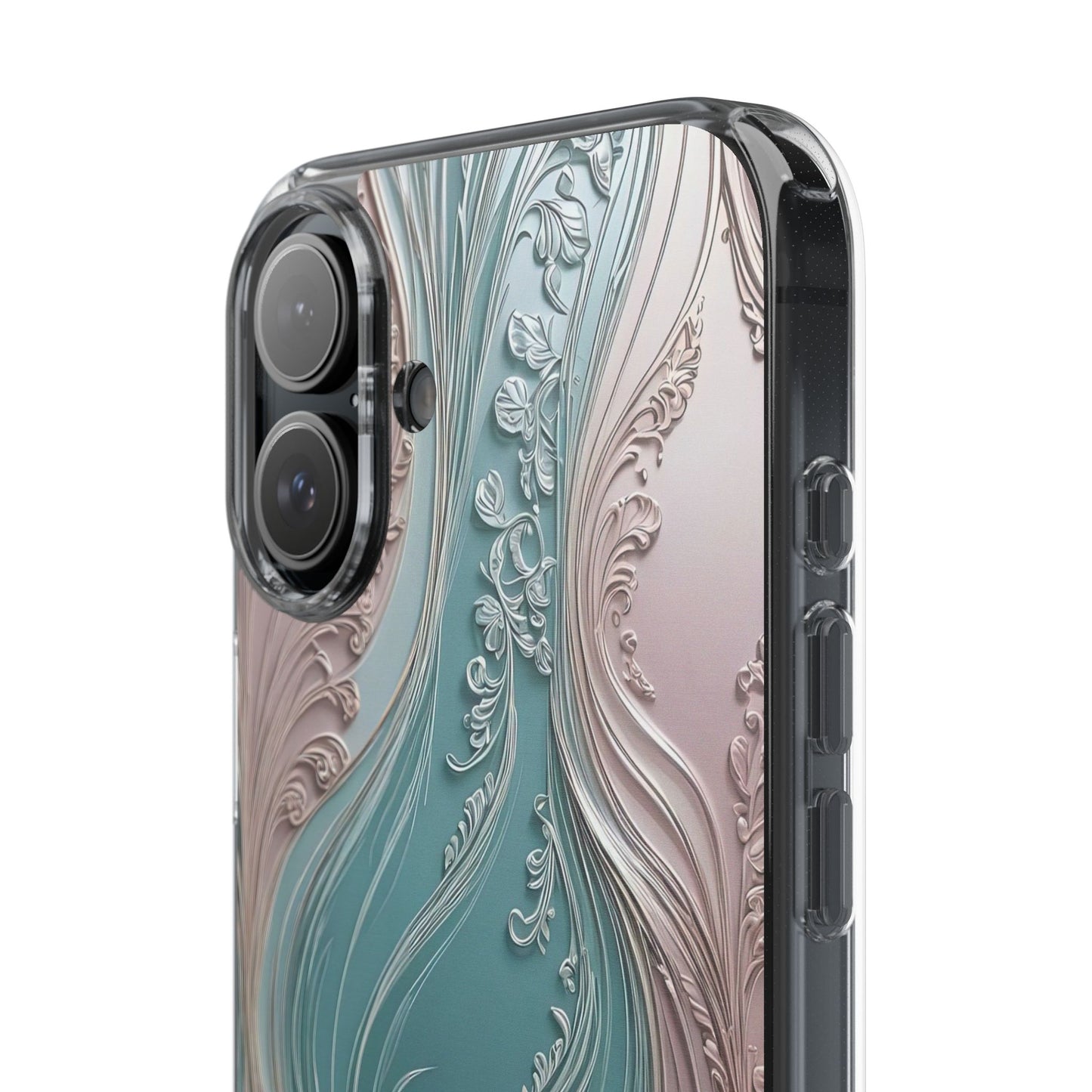 Elegant Clear Phone Cases,  Abstract Design