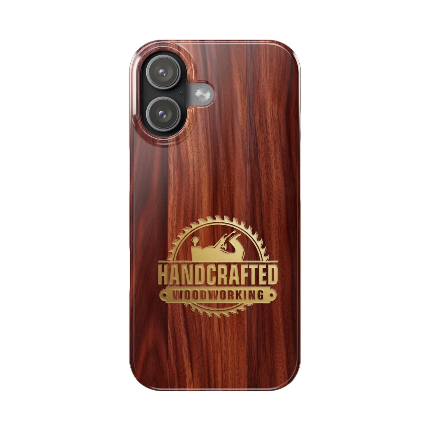 Woodworking Logo Slim Cases, iPhone