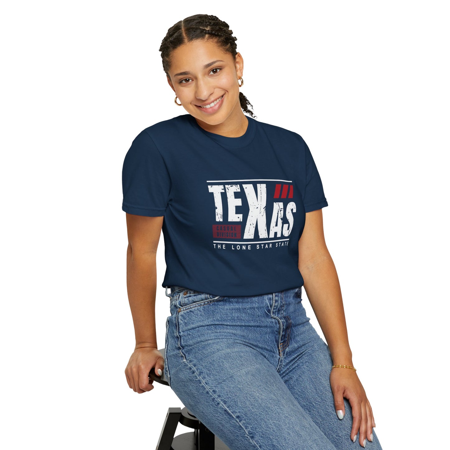 Unisex Texas Garment-Dyed T-Shirt - Casual Urban Style