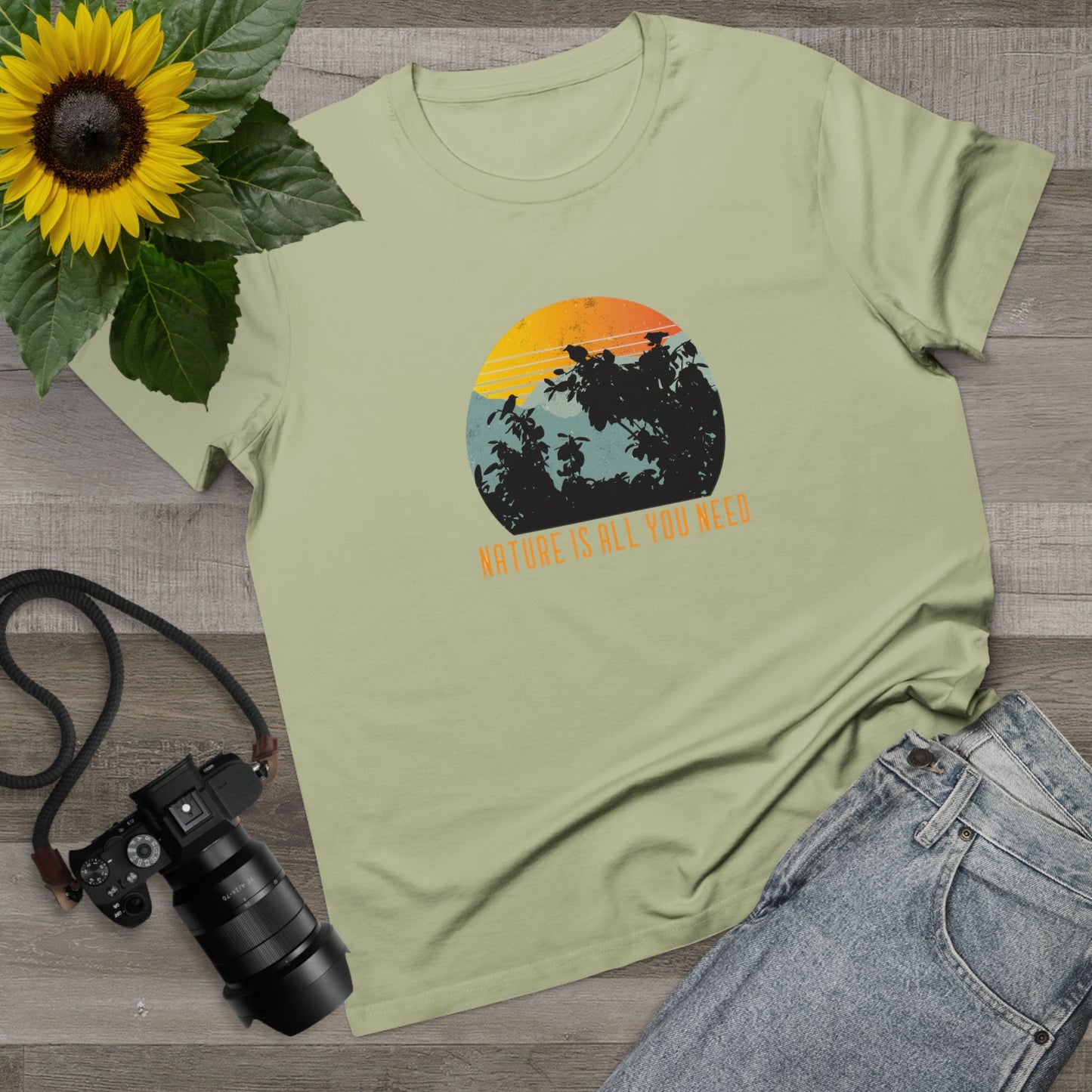 Nature Is All You Need Women’s Maple Tee