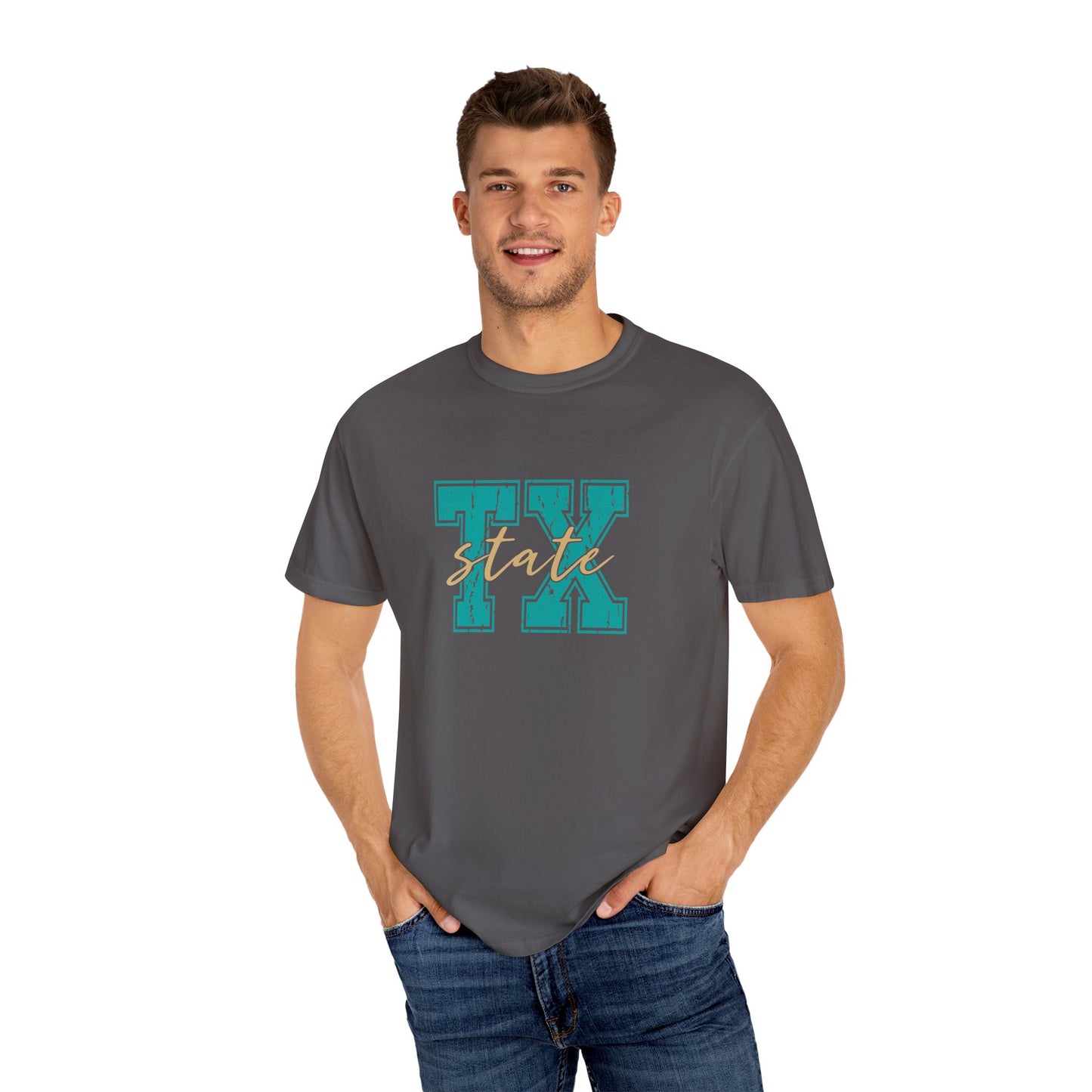 TX State Unisex Garment-Dyed T-shirt