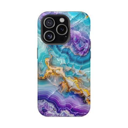 Blue Agate Magnetic Phone Case