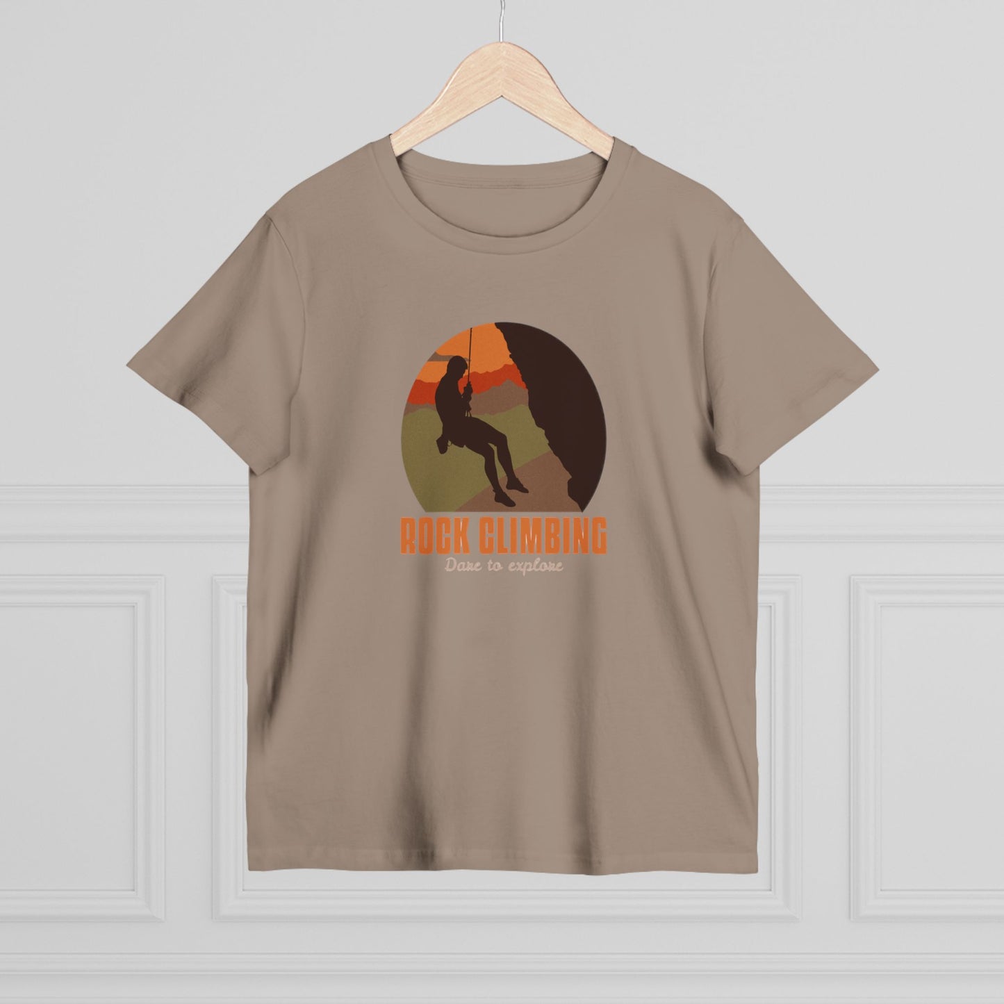 Rock Climbing Dare To Explore Women’s Maple Tee