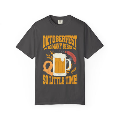Oktoberfest Graphic Unisex T-Shirt - Celebrate with Beer & Pretzels