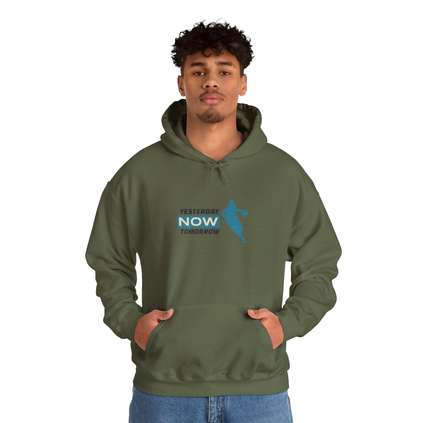 Yesterday Now Tomorrow Unisex Heavy Blend™ Hooded Sweatshirt