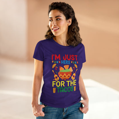 Fun Taco Lovers Cotton Tee - Perfect for Cinco de Mayo Celebrations