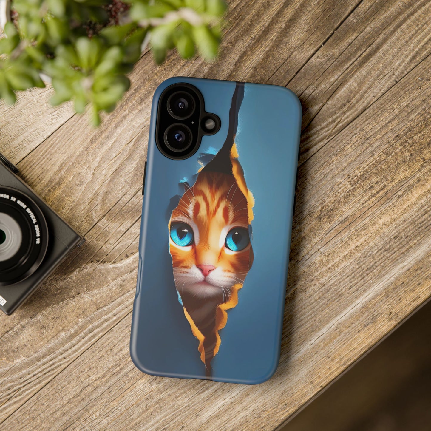 Curious Kitten Tough  Case for iPhone