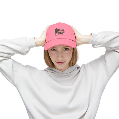Life Is Better On The Road Unisex Distressed Cap