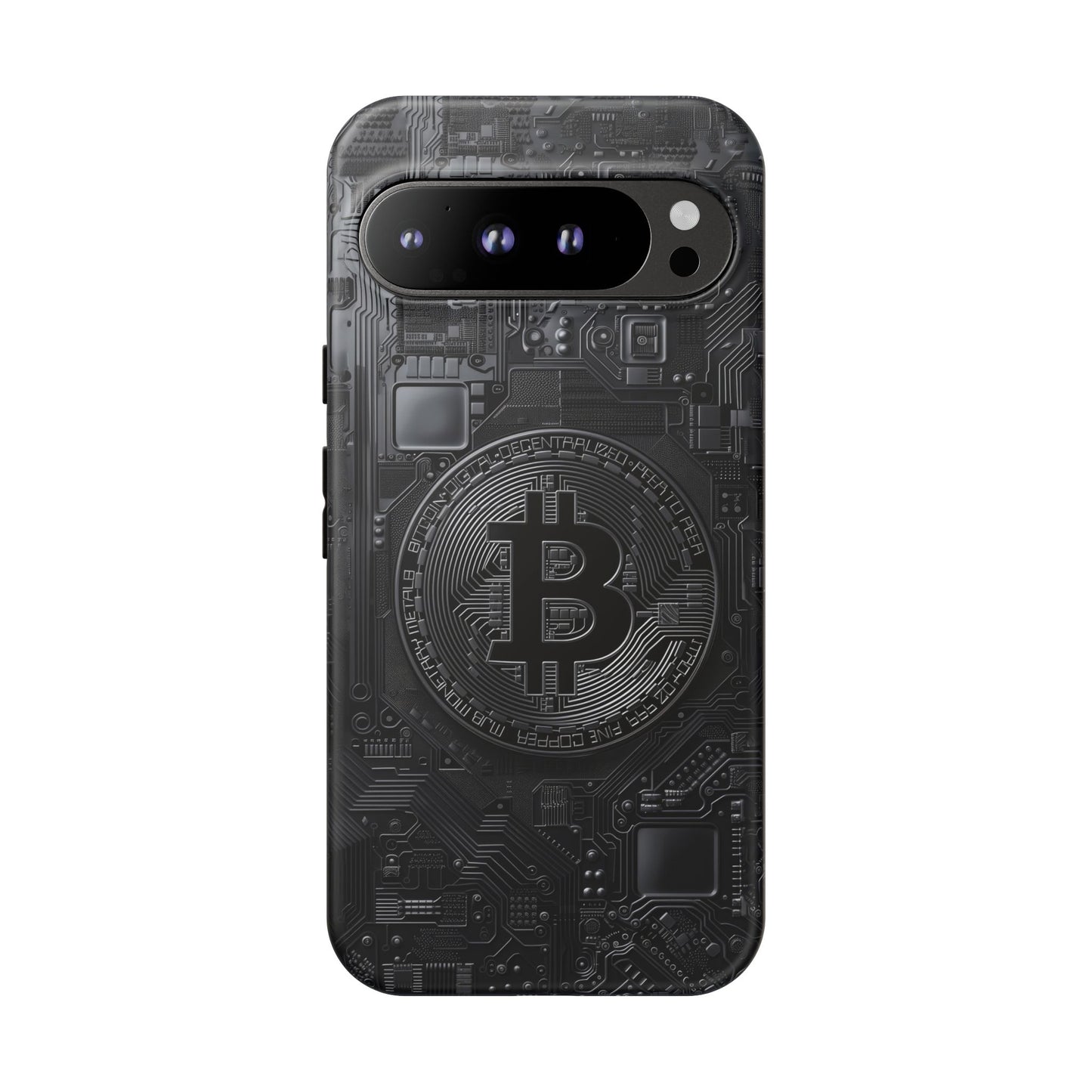 Bitcoin Google Pixel Tough Phone Case, Cryptocurrency Protection Cover