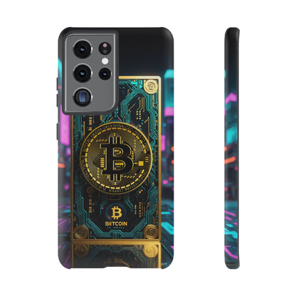 Bitcoin Samsung Phone Case - Tough Cases with Cryptocurrency Design
