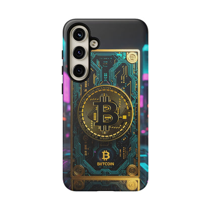 Bitcoin Samsung Phone Case - Tough Cases with Cryptocurrency Design