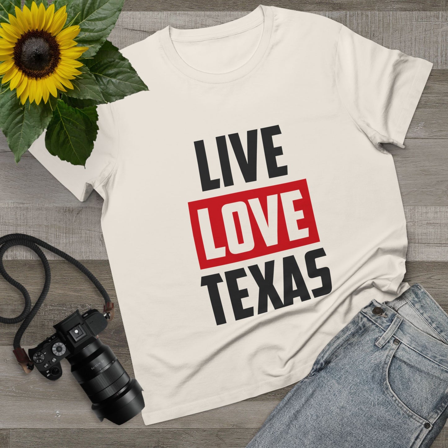 Live Love Texas Women's Tee - Casual Summer Shirt