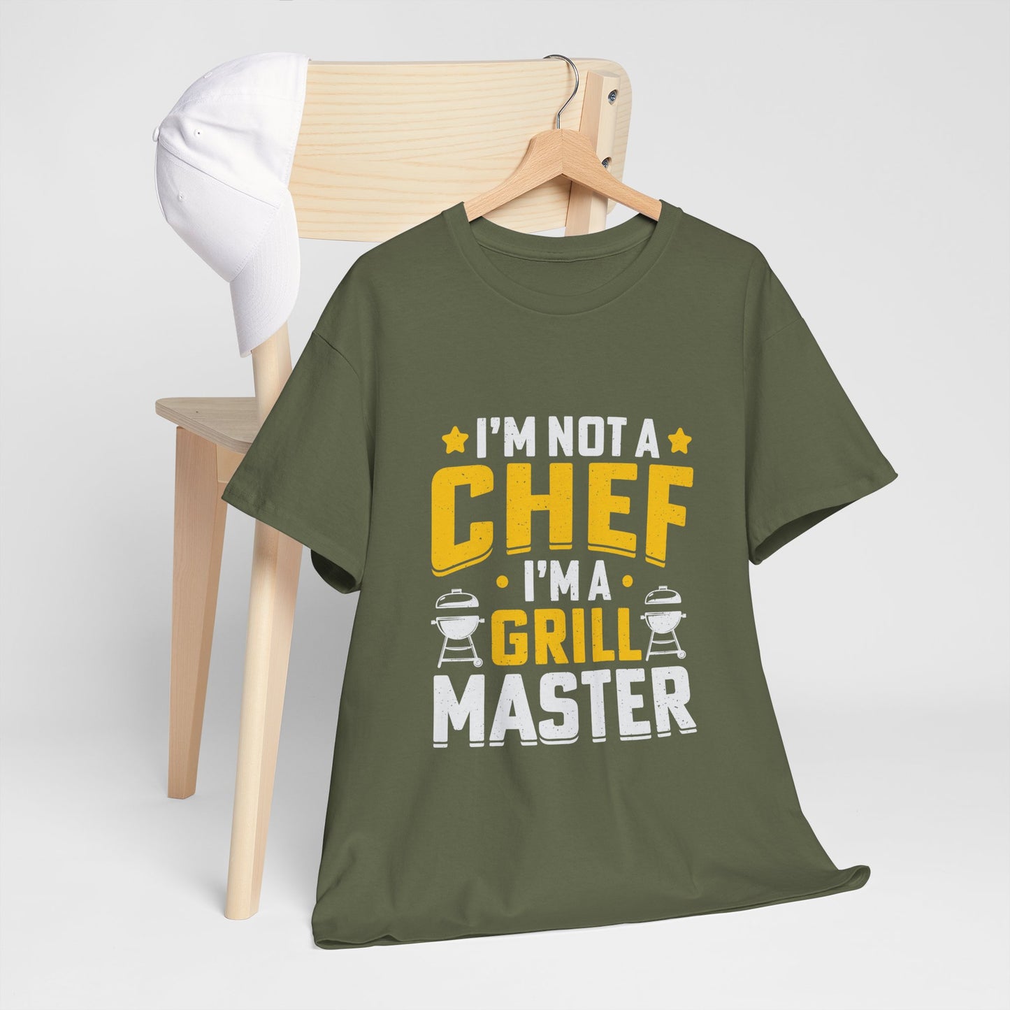 Grill Master Unisex Heavy Cotton Tee - Perfect Gift for BBQ Lovers